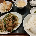 中国料理 興隆園 - レバニラ炒め定食　780円