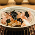 おが和 - ◎鰹節、海苔、卵かけご飯は最高❗️