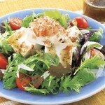 ★ Tofu and fried onion sesame salad