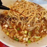 ラーメン二郎 - 赤酢投入～♪