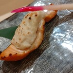 鮨 天海 - 鮭の白子焼き