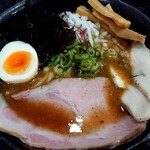 Ramen光鶏 - 気まぐれ限定 でらニボパイタン醤油(1200円税込)＋鶏チャーシュー２枚(トッピング無料スタンプカード使用)