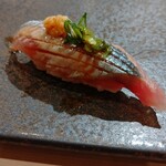 鮨 天海 - 秋刀魚（脂があります）