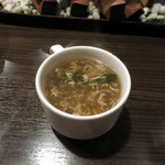 キャトルラパン - とろみの付いた熱々スープ