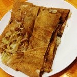 ちょぼ焼き はす多 - ちょぼ焼き＋豚肉＋野菜（５５０円）