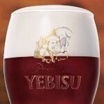 Yebisu & Yebisu (half & half) special small glass
