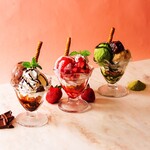 Various mini parfaits