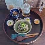 CHAZU - 釜揚げしらすと高菜の焼きおにぎり茶漬け