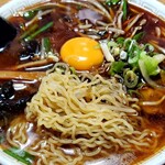 千力 - うま辛ニララーメン の麺