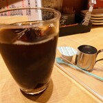 Uri Bou - 食後のアイスコーヒー無料