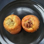 菓子屋 chill - マフィン(栗とスイートポテトとクリームチーズ)