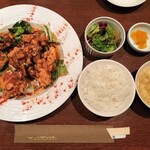 中国料理随園 - 日替わりランチ（油淋炸鶏塊）