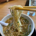 嵐山天龍らーめん - ハーフラーメン¥650 ストレート細麺
