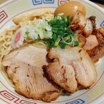 カドヤ食堂  - 【茶美豚旨味そば（期間限定）追い飯つき　1150円】