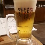 肉汁餃子のダンダダン - 生ビール：209円