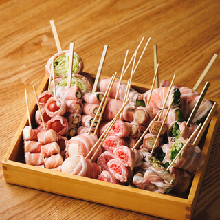 *Very popular with women! Our famous vegetable skewers *