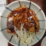 蝦夷前そばと豚丼 北堂 - ミニ豚丼