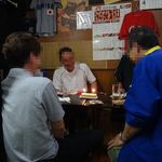 炭火焼居酒屋げん太 - ロールケーキにロウソク!!