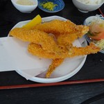 海産物 えんがん - 特大エビフライ５本