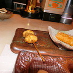 串揚げ maru - ＜2013年4月＞ホクホクのソラマメと、スナップエンドウ。