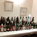 串揚げ maru - ＜2013年4月＞お酒も色々あります。焼酎・梅酒なども頂きました、♪