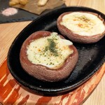 Bisai Bejibaru - ジャンボ椎茸のマヨチーズ焼き