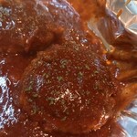 鉄板焼ＢＡＲ ぎんくら - 黒毛和牛のハンバーグ