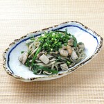 Seafood squid ink Yakisoba (stir-fried noodles)
