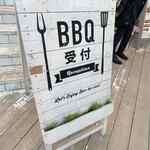 THE BBQ BEACH in TOYOSU - 看板