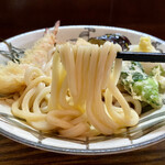 麺 銀三 - 海老おろしうどん(冷)
