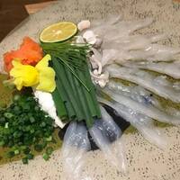 とらふぐ刺身(鉄刺)