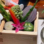 肉割烹 無膳福助 - 小さな野菜畑