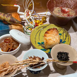 肉割烹 無膳福助 - あぶらぼうずの塩焼き　　　　↑↑↑