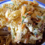 バウムクーヘン - optio A30で撮影。冷しかき揚げそばアップ