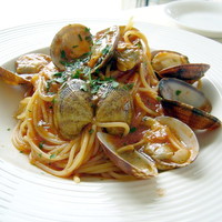 リストランテAO 逗子マリーナ - 浅蜊のトマトパスタ