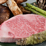 麦田の割烹唐津 - 佐賀牛サーロインステーキ