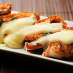 韓感 - チーズキムチチヂミ