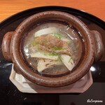 らん亭～ 美日庵 - のどぐろと焼松茸の小鍋立