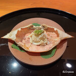 らん亭～ 美日庵 - 菱蟹の飯蒸し