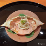 らん亭～ 美日庵 - 菱蟹の飯蒸し