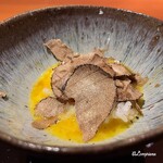 らん亭～ 美日庵 - 烏骨鶏の卵かけごはんにトリュフ