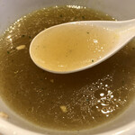 麺屋鈴春 - シメの割りスープを楽しむ