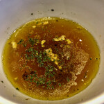 麺屋鈴春 - 塩つけ汁ペペロンチーノ油で