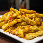 羊貴族・四季香 - 2022.10 茄子の塩胡椒揚げ（1,080円）