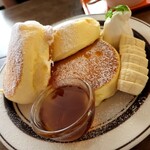 トタンコットンカフェ - メープルパンケーキ