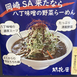 開花屋 楽麺荘 新東名NEOPASA岡崎店 - 