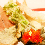 Tempura selection 5 items (1 serving)