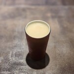 シュヴァル・ドゥ・ヒョータン - いすみ市の和梨のすり立ての冷製スープでお口直し。