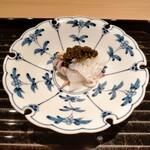 蓬左茶寮 - 新イカの炙り