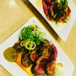 とん彩や - 牛たたき